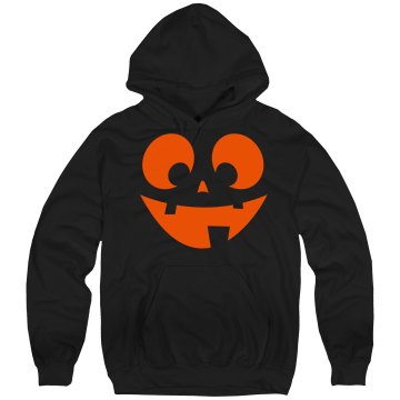 Happy Jack-O-Lantern Unisex Gildan Heavy Blend Hoodie