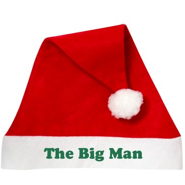 The Big Man Himself Personalized Santa Hat