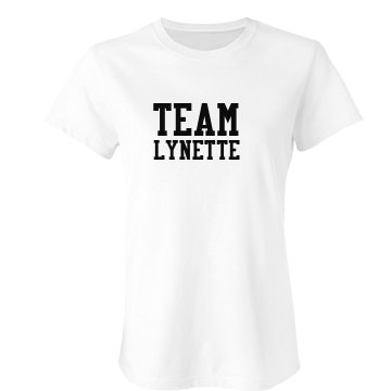 Team Lynette Junior Fit Bella Sheer Longer Length Rib Tee
