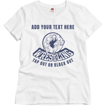 Wrestling Tee Junior Fit Basic Bella Favorite Tee