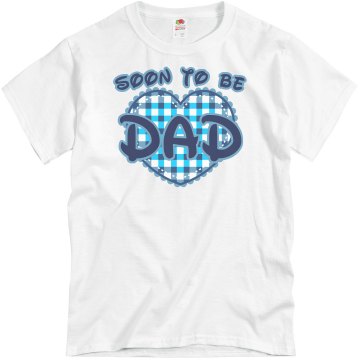 Soon To Be Dad Unisex Basic Gildan Heavy Cotton Crew Neck Tee