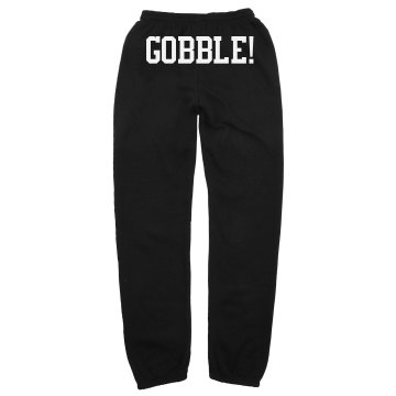 Gobble Sweatpants Unisex Gildan Ultra Blend Open Bottom Pocketed Sweatpants
