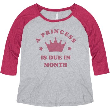 Princess Baby Misses Relaxed Fit Anvil V-Neck Tee