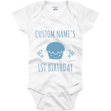 Alex's 1st Birthday Infant Bella Baby Long Sleeve Thermal Creeper