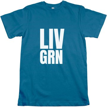 Liv Grn Unisex Anvil Organic Tee