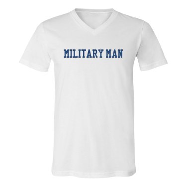 Marines Semper Fi Unisex Canvas V-Neck Jersey Tee