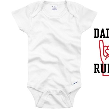 Daddy Rules Onesie Infant Gerber Onesies