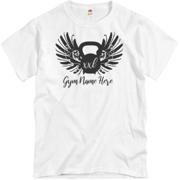 Kettlebell Gym Promo Tee Unisex Basic Gildan Heavy Cotton Crew Neck Tee