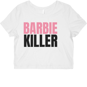 Barbie Killer Misses Bella Flowy Boxy Lightweight Crop Tee