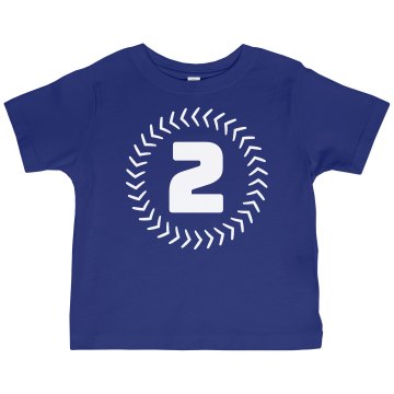 Baby Boy's 2nd Birthday Toddler Gildan Ultra Cotton Crew Neck Tee