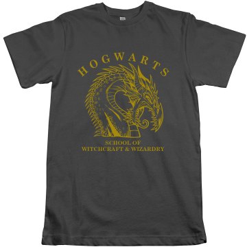 Hogwarts School Unisex American Apparel Fine Jersey Tee