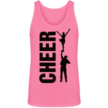 Neon Cheer Tank Unisex American Apparel Neon Tank