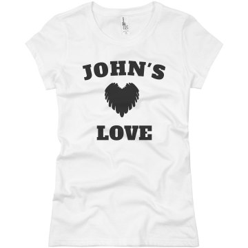 John's Love Junior Fit Basic Bella Favorite Tee