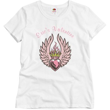 Eric's Valentine Misses Relaxed Fit Basic Gildan Ultra Cotton Tee