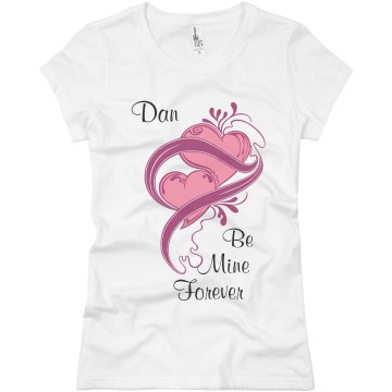 Be Mine Forever Junior Fit Basic Bella Favorite Tee