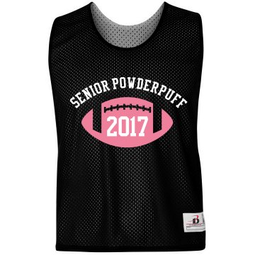 Powderpuff Senior Pinnie Badger Sport Lacrosse Reversible Practice Pinnie