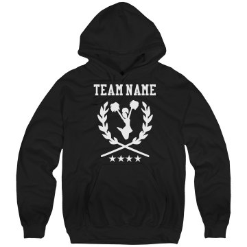 Mustangs Cheer Hoodie Unisex Hanes Ultimate Cotton Heavyweight Hoodie