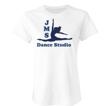 JMS Dance Studio Junior Fit Bella Sheer Longer Length Rib Tee