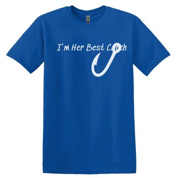 Her Best Catch Unisex Gildan Heavy Cotton Crew Neck Tee