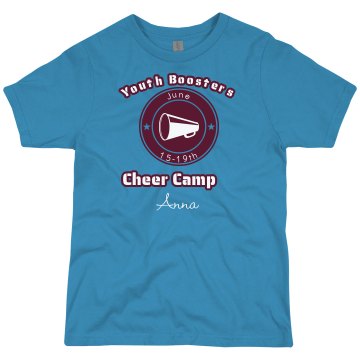 Youth Boosters Cheer Tank Youth Bella Girl 1x1 Rib Tank Top