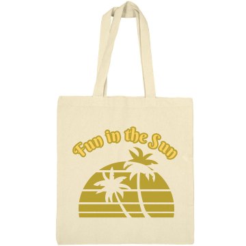 Fun In The Sun Liberty Bags Canvas Bargain Tote Bag