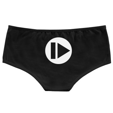 Press Play Back Hot Short Bella Hotshort