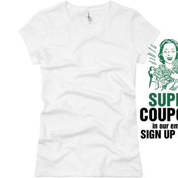Sign Up for CG Email! Junior Fit Basic Bella Favorite Tee