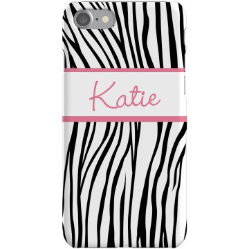 iPhone Case w/Your Name Plastic iPhone 5 Case Black