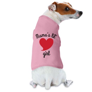 Mama's Girl Doggie Skins Dog Hoodie Tee