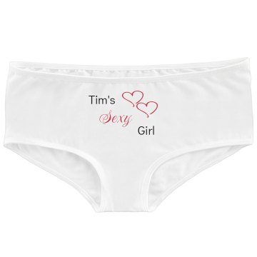 Sexy Girl Bella Contrast Satin Trim Thong