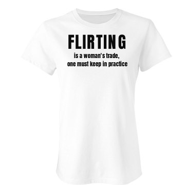 Flirting Tee Junior Fit Bella Sheer Longer Length Rib Tee