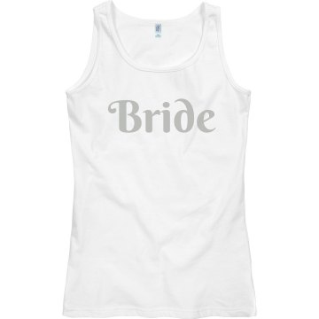 Blushing Bride Junior Fit Bella Longer Length 1x1 Rib Tank Top