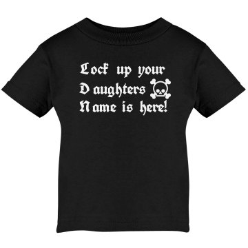 Look Out Chris Is Here Infant Rabbit Skins Lap Shoulder Tee
