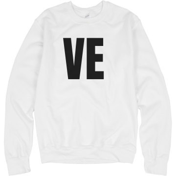 VE Sweatshirt Unisex Hanes Crew Neck Sweatshirt