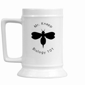 Biology Teacher Mug 16oz Ceramic Stein