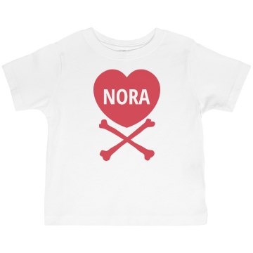 Cross My Heart Toddler American Apparel 3/4 Sleeve Baseball Tee