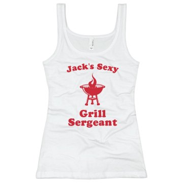 Jack's Grill Sergeant Junior Fit Bella Sheer Longer Length Rib Tank Top