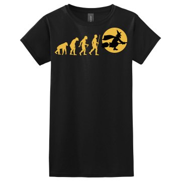 Evolution Of Witches Misses Relaxed Fit Gildan Ultra Cotton Tee