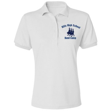 Band Camp Polo Junior Fit Bella Mini Pique Polo