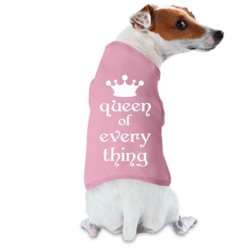 Queen Of The Dogs Doggie Skins Dog Ringer Tee