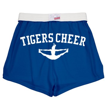 Tigers Cheer Shorts Junior Fit Soffe Cheer Shorts
