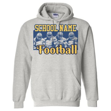 School Football Flag One-Sided Driver Side Car Flag