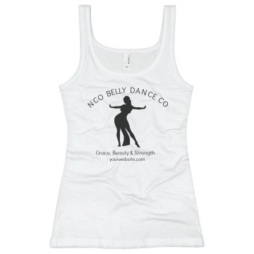 Belly Dancing Studio Junior Fit Basic Bella 2x1 Rib Tank Top