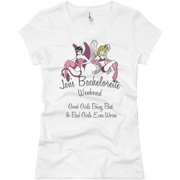 Bad Girls Weekend Junior Fit Basic Bella Favorite Tee