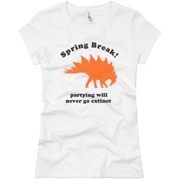Spring Break Extinct? Junior Fit Basic Bella Favorite Tee