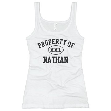 Property Of Nathan Cami Bella White Basic Junior Fit Camisole