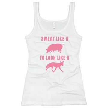 Sweat Like a Pig Alo Women's Bamboo Racerback Tank Top