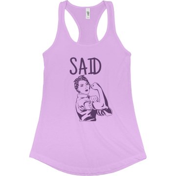 Said Run Alo Women's Bamboo Racerback Tank Top