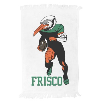 Cane Football Towel Fringed Spirit Towel