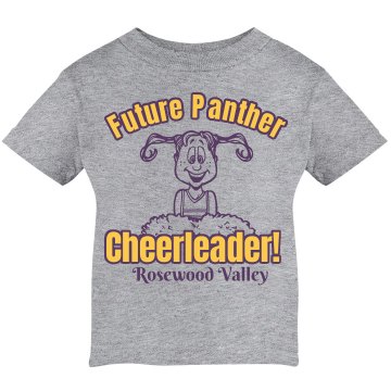 Lil' Future Cheerleader Infant Rabbit Skins Cotton Tee